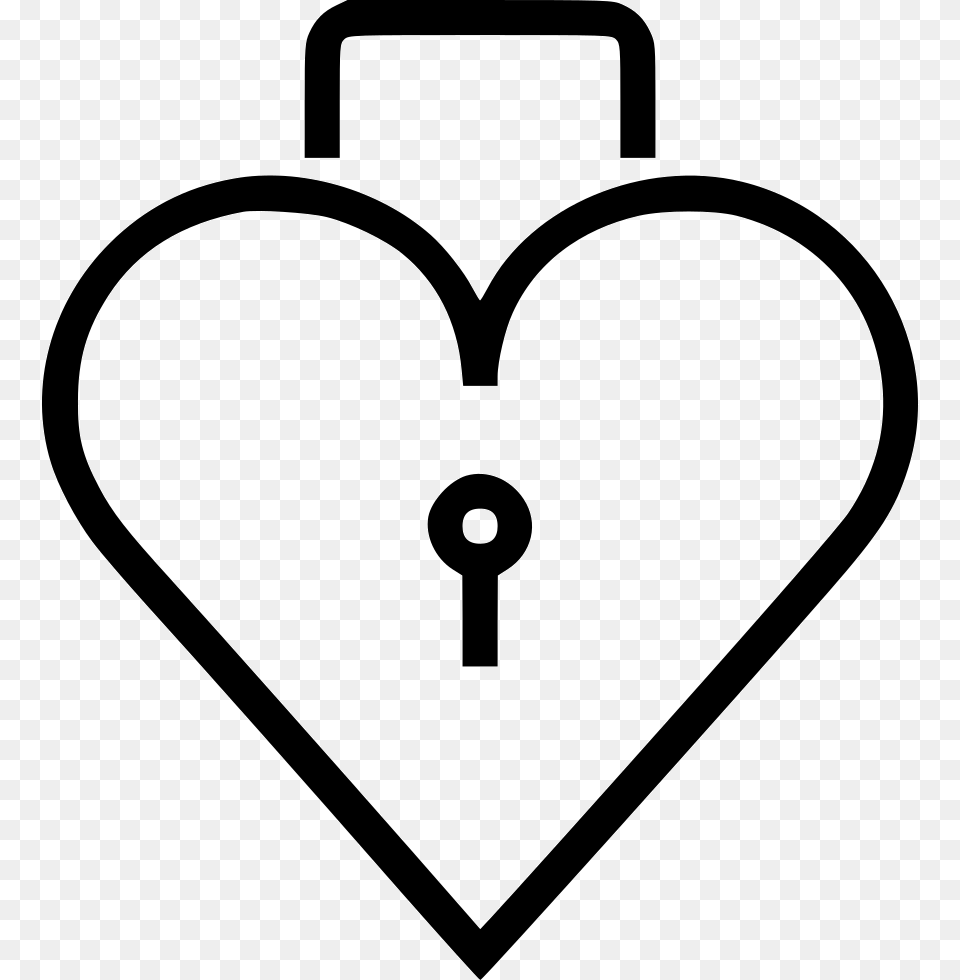 File Svg Keyhole, Stencil, Heart, Bow, Weapon Png Image