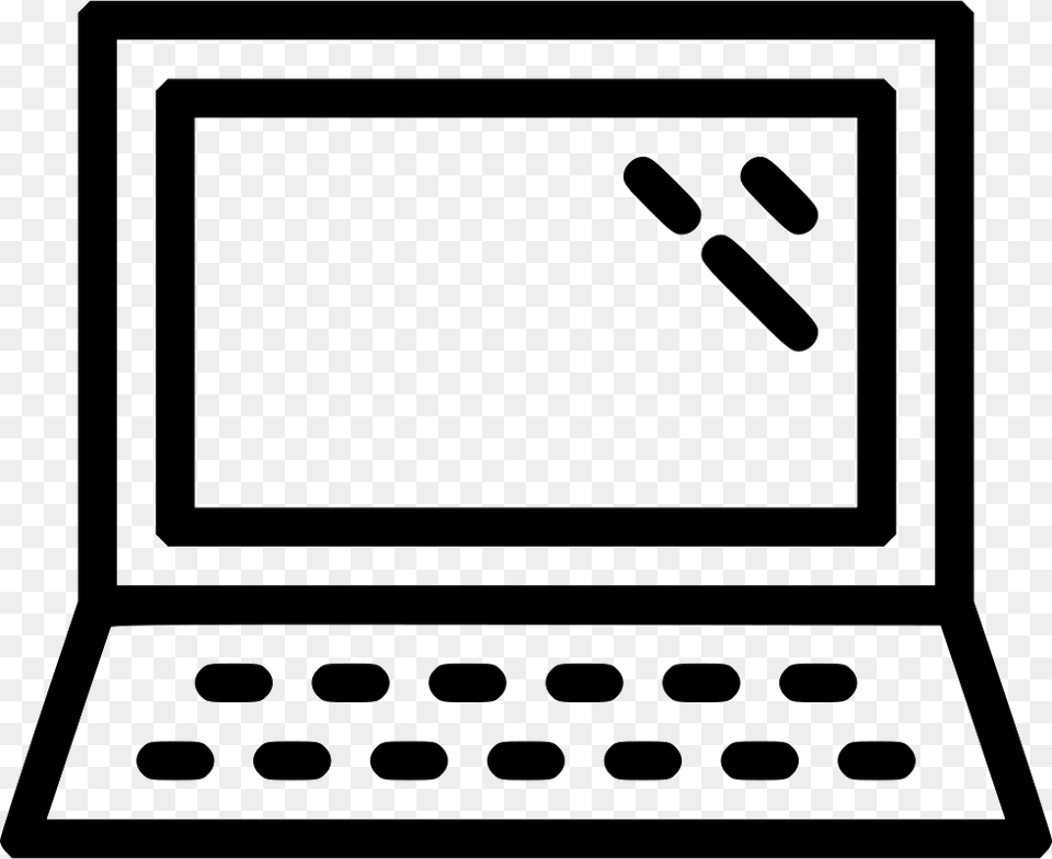 File Svg Laptop Symbol, Computer, Electronics, Pc, Blackboard Free Transparent Png