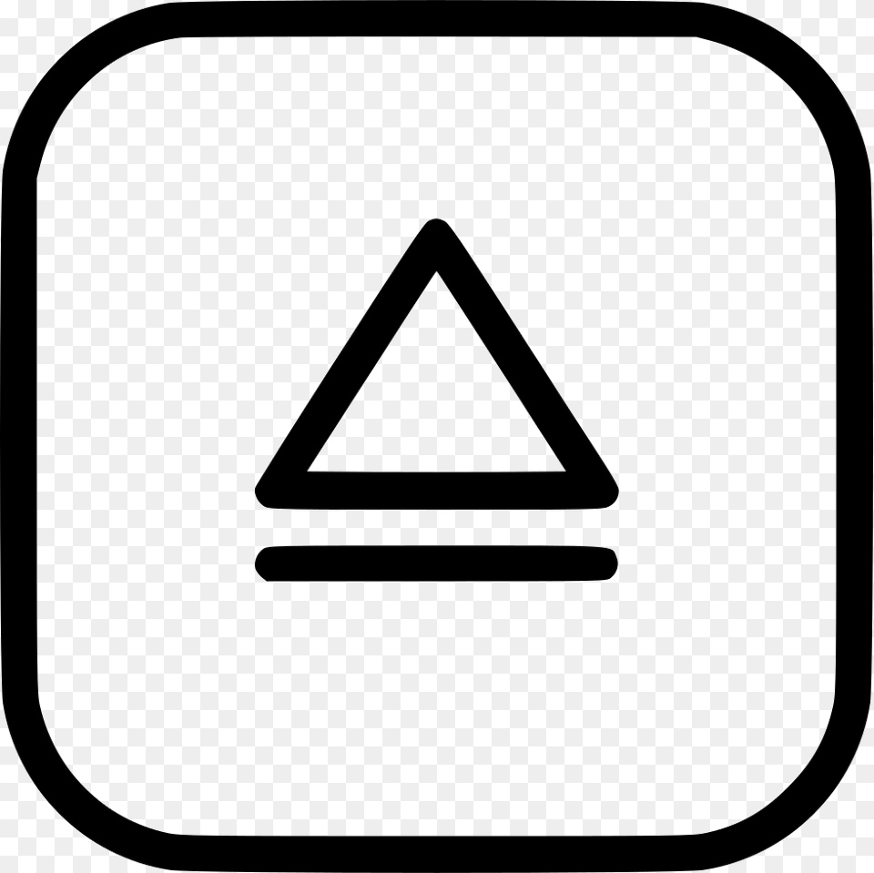 File Svg Load Button, Triangle, Sign, Symbol, Smoke Pipe Png