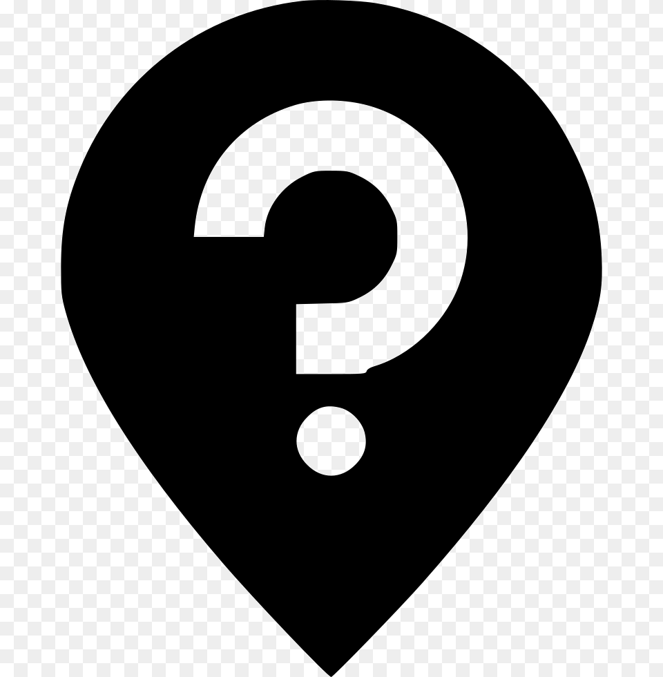 File Svg Location Pin With Question Mark, Text, Symbol Free Png