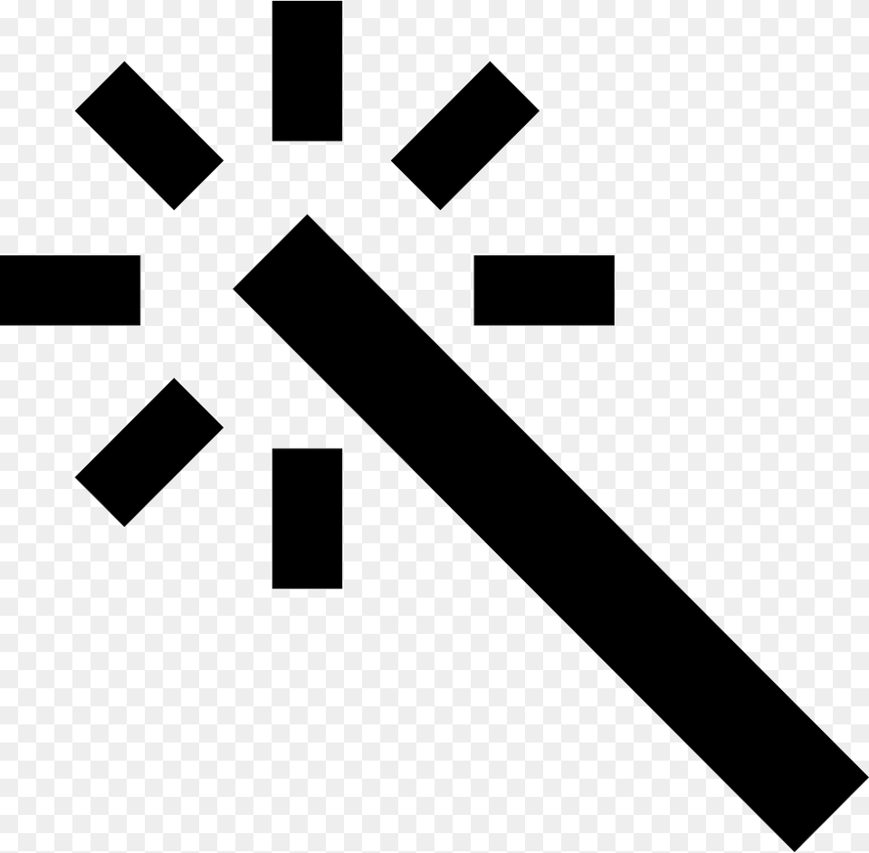 File Svg Magic Wand Photoshop Icon, Stencil, Cross, Symbol Png