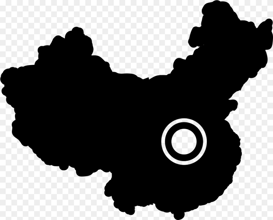 File Svg Map Of China Orange, Person, Silhouette, Stencil Free Transparent Png
