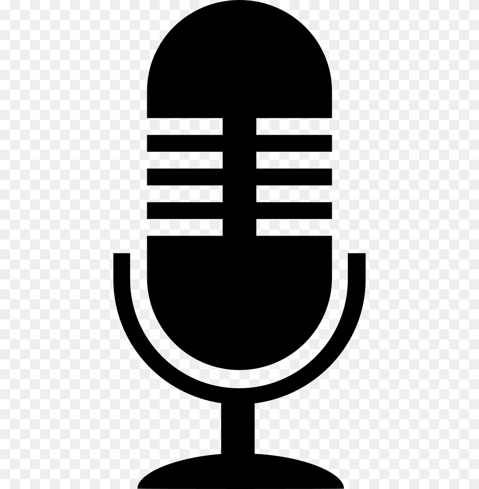 File Svg Microphone, Electrical Device, Person Free Png Download