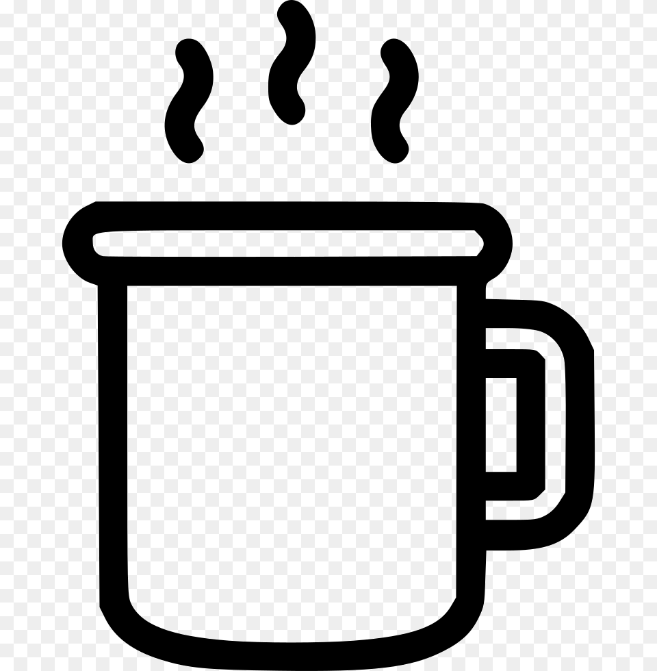 File Svg Mug, Cup, Stencil, Beverage, Coffee Png Image