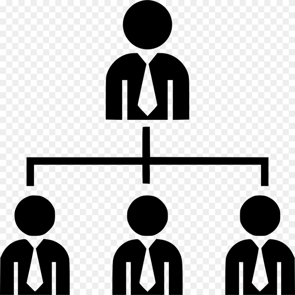 File Svg Organization Chart Icon, People, Person, Stencil, Symbol Free Png