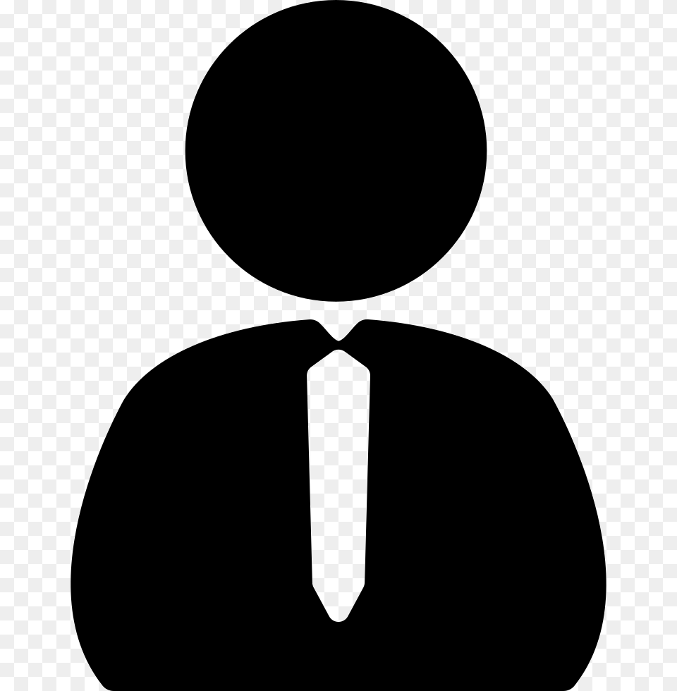 File Svg Person With Tie Icon, Accessories, Formal Wear, Stencil, Adult Png