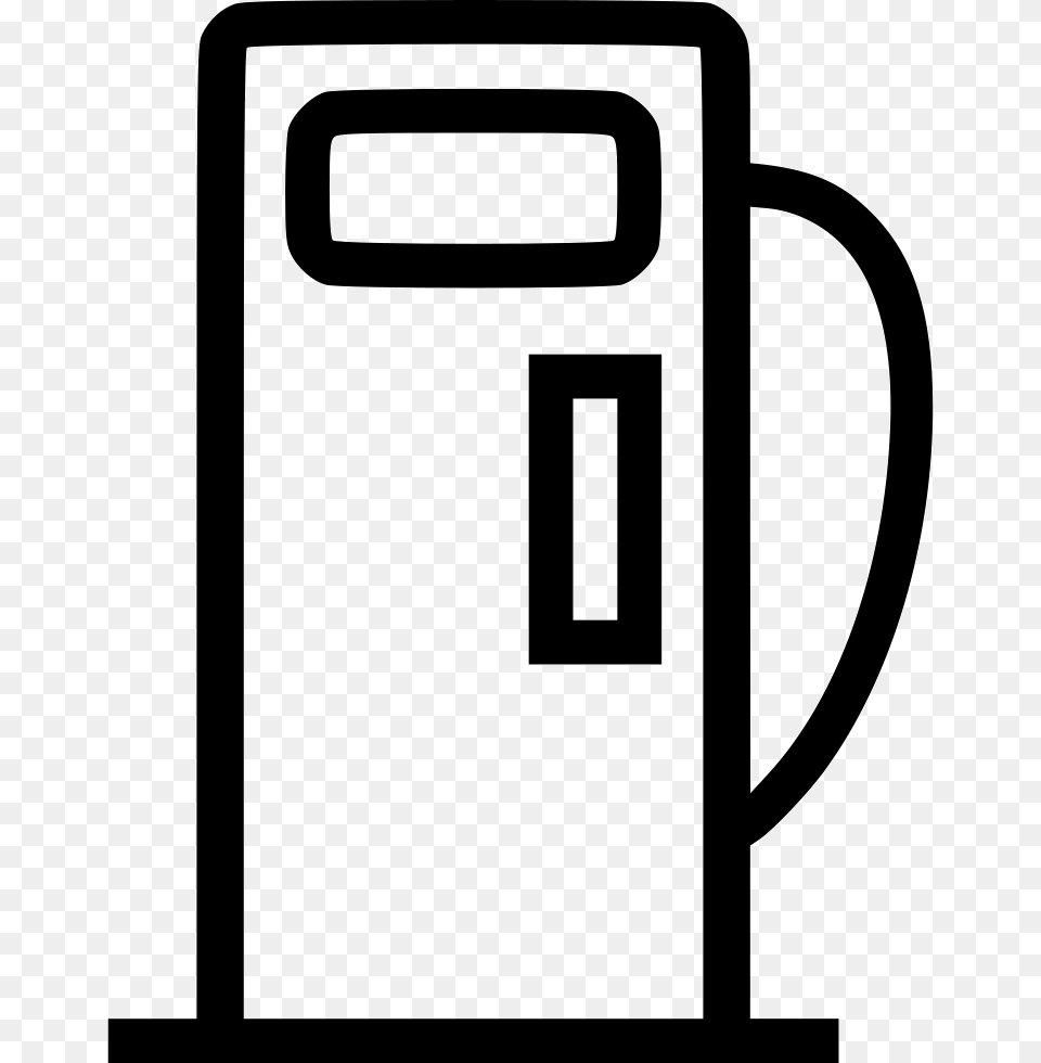 File Svg Petrol Pump Logo In White, Gas Pump, Machine Free Transparent Png