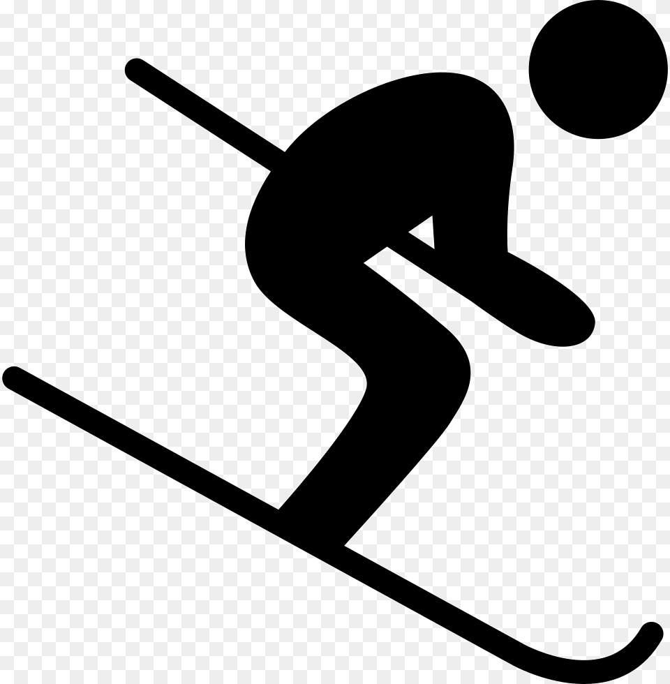 File Svg Skiing Icon, Nature, Outdoors, Snow, Smoke Pipe Png