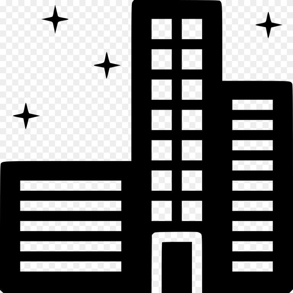 File Svg Smart Building Icon Transparent, City, Symbol, Electronics, Cross Png Image