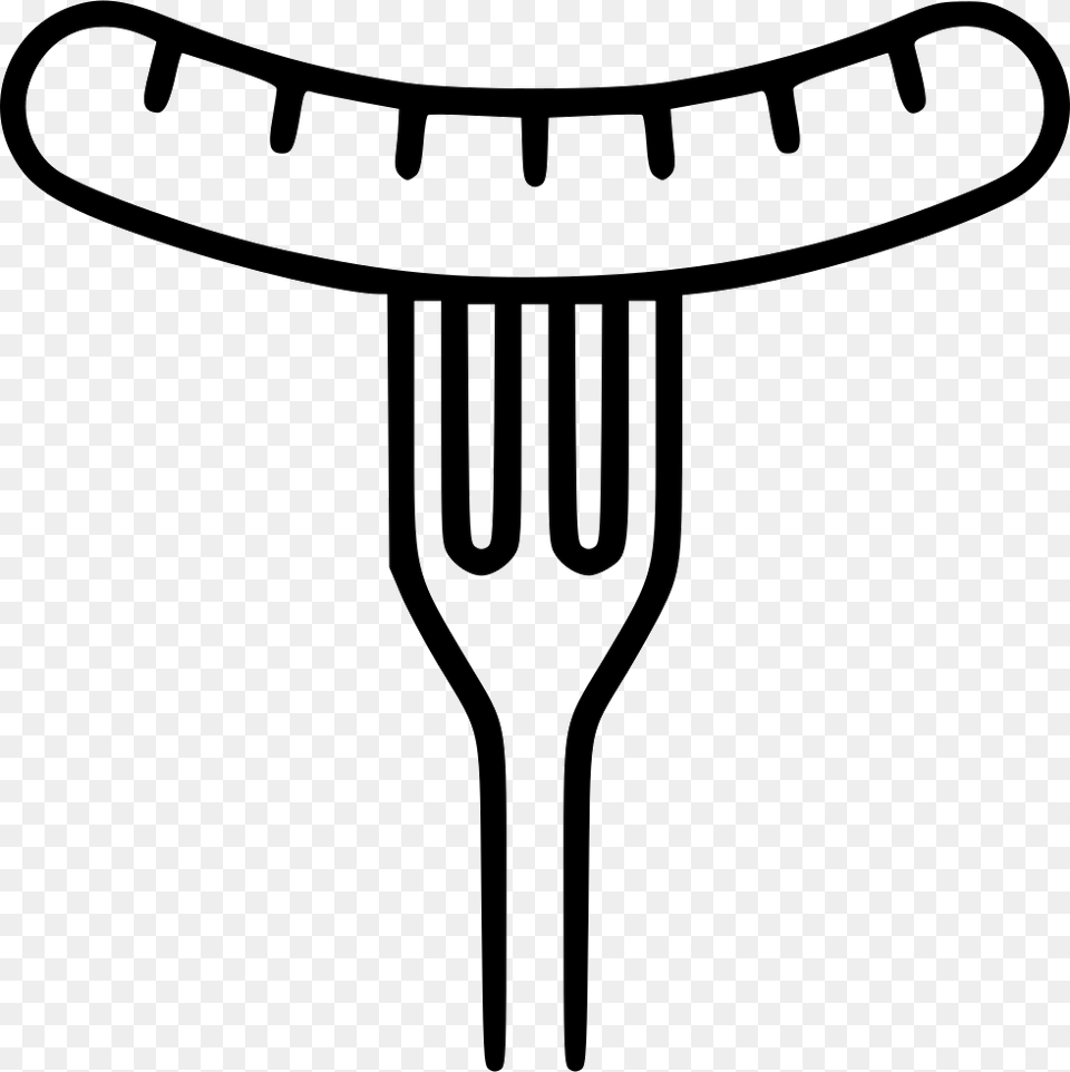 File Svg Smiling Face Black And White, Cutlery, Fork, Bow, Weapon Png