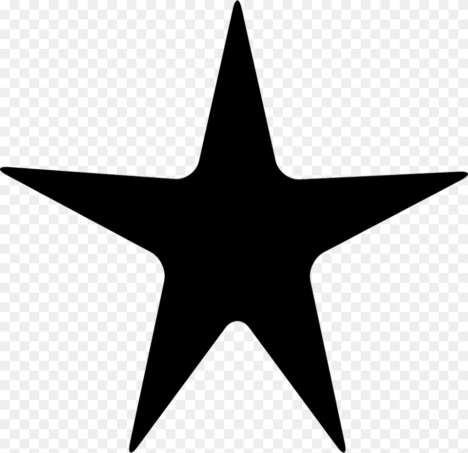File Svg Star Black Vector, Star Symbol, Symbol, Animal, Fish Png Image