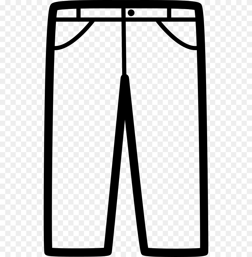 File Svg Trousers Icon, Clothing, Pants, Shorts Free Png Download