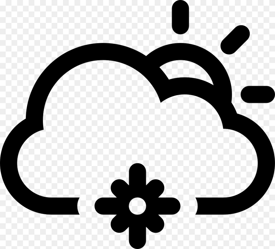 File Svg Weather Cloudy Symbol, Stencil, Device, Grass, Lawn Free Transparent Png