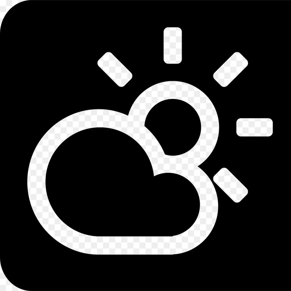 File Svg Weather Icon White, Stencil, Symbol Png