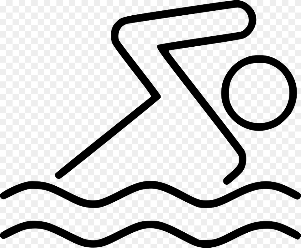 File Swim Icono White, Symbol, Number, Text, Smoke Pipe Png Image