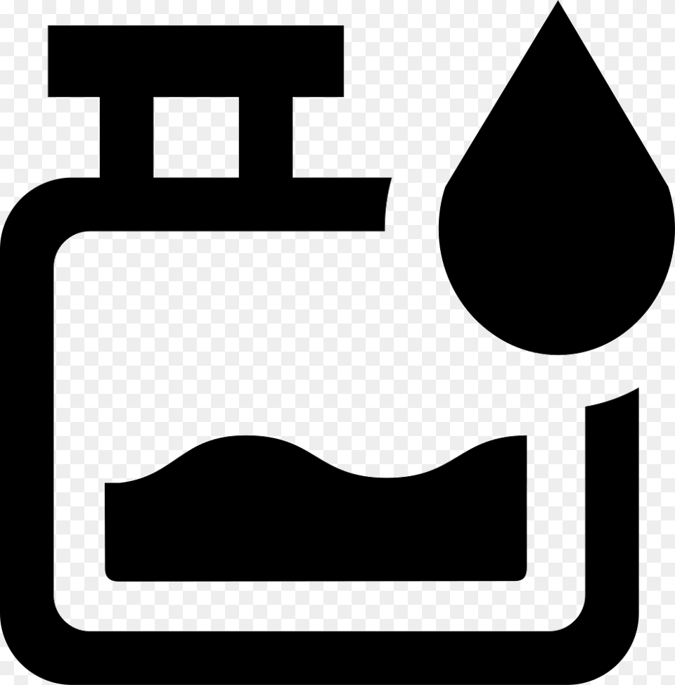 File Tank Cleaning Icon, Stencil Free Png Download