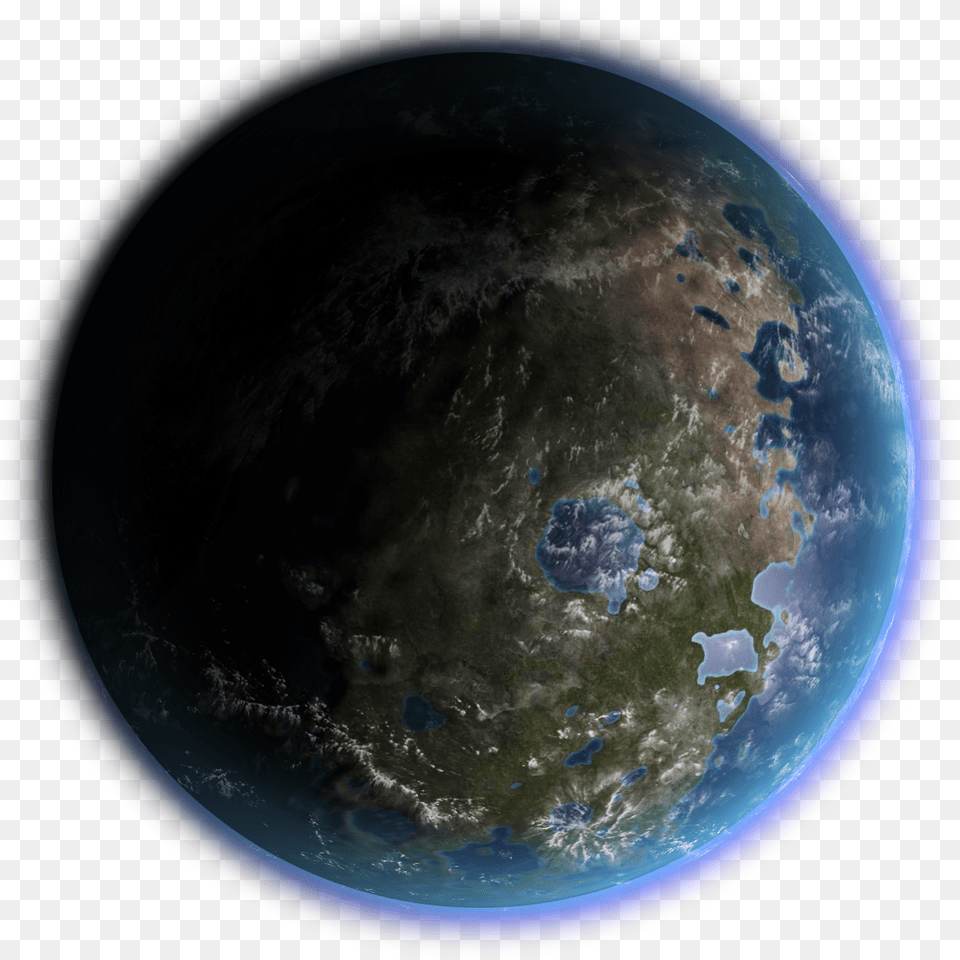 File Terraformedmoon July, Astronomy, Earth, Globe, Outer Space Free Png Download