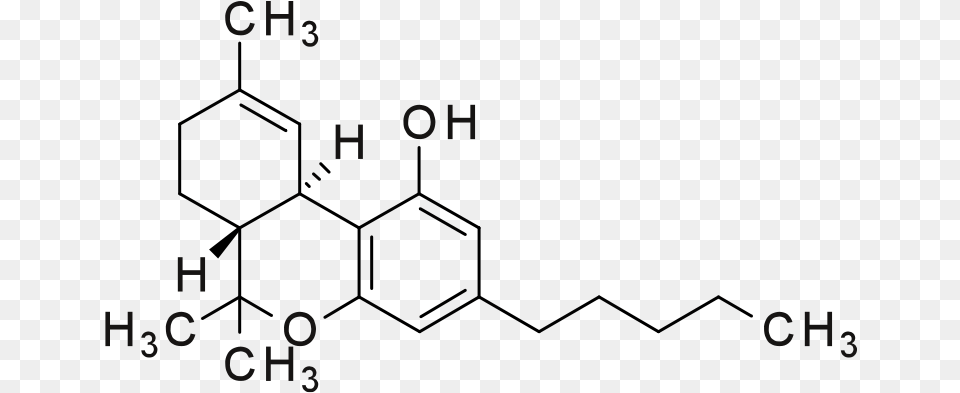 File Thc Structure Svg Delta 8 Tetrahydrocannabinolic Acid, Text Png