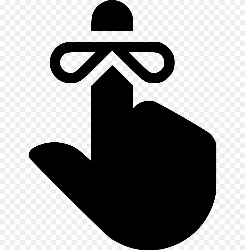 File The Finger, Clothing, Hat, Stencil, Smoke Pipe Free Png Download
