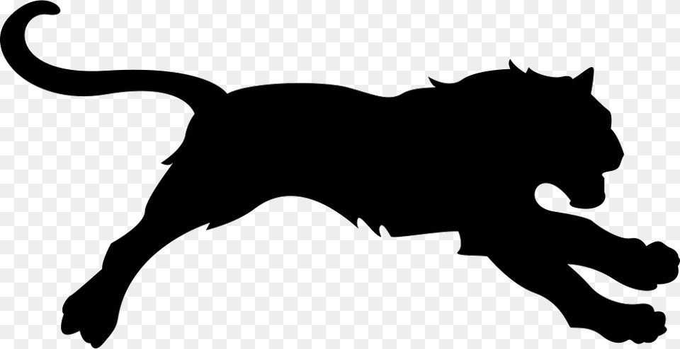 File Tiger Icon Black, Silhouette, Stencil, Animal, Mammal Free Transparent Png