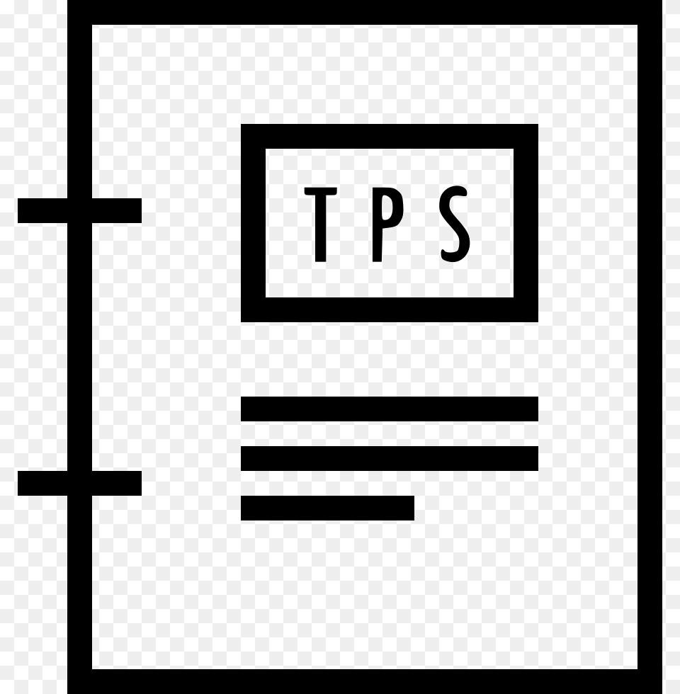 File Tps Report Icon, Number, Symbol, Text, Cross Free Png