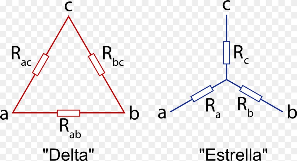 File Transformacion Delta Estrella Svg Delta And Star, Triangle Free Transparent Png