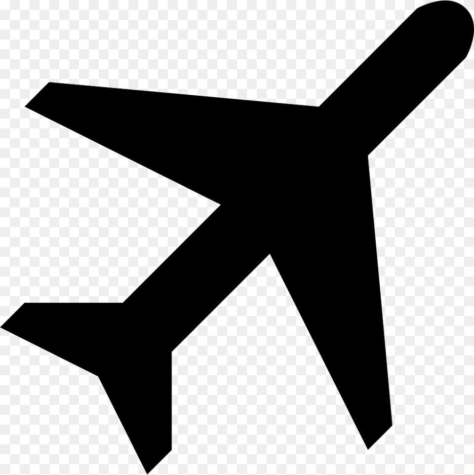 File Icon White Plane, Star Symbol, Symbol, Silhouette, Appliance Free Transparent Png