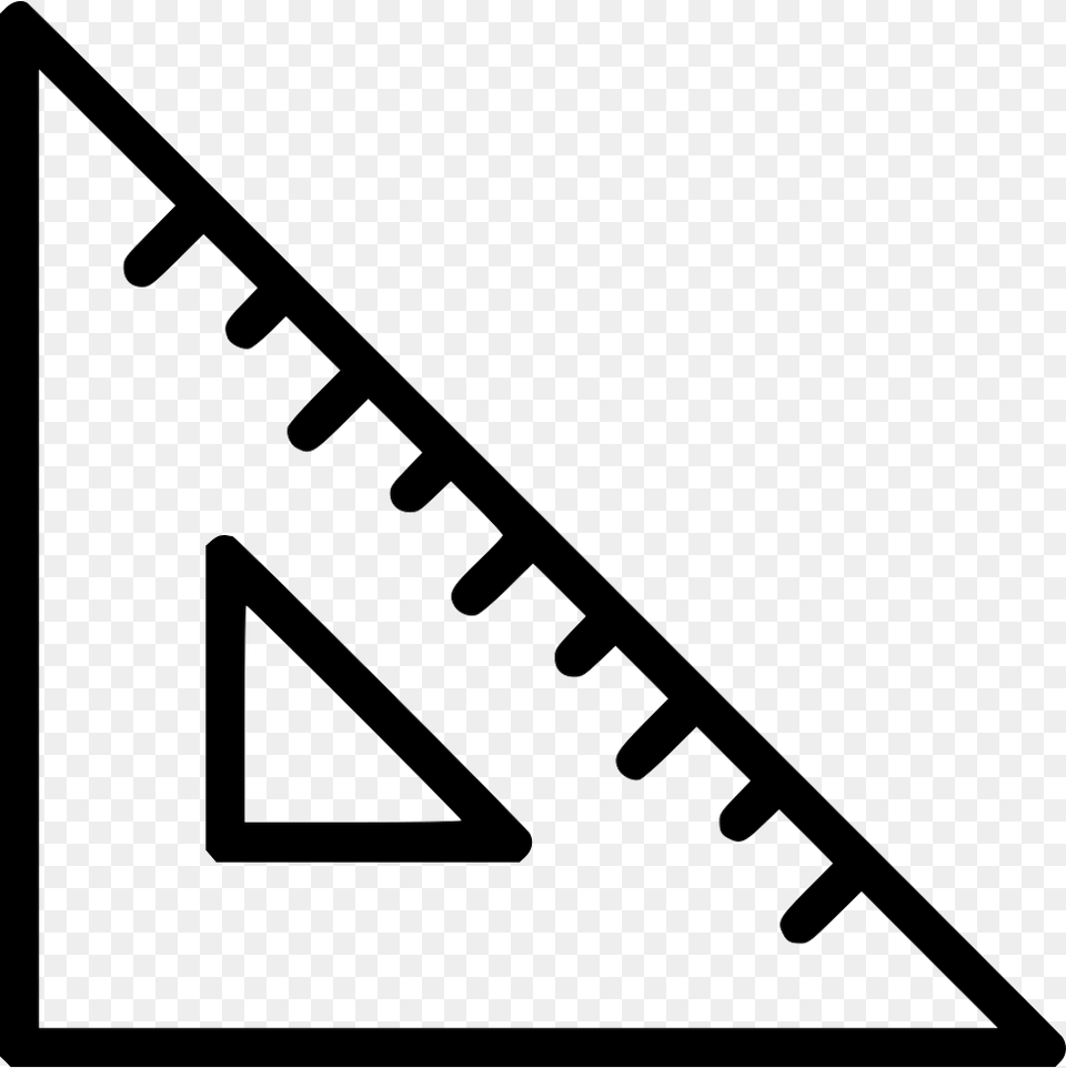 File Triangle Ruler Icon, Bow, Weapon Png