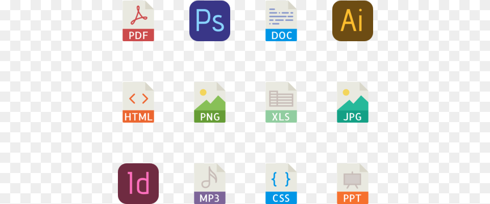 File Types Color Icons Logo File Type Icons Svg, Text, Number, Symbol, Scoreboard Free Png