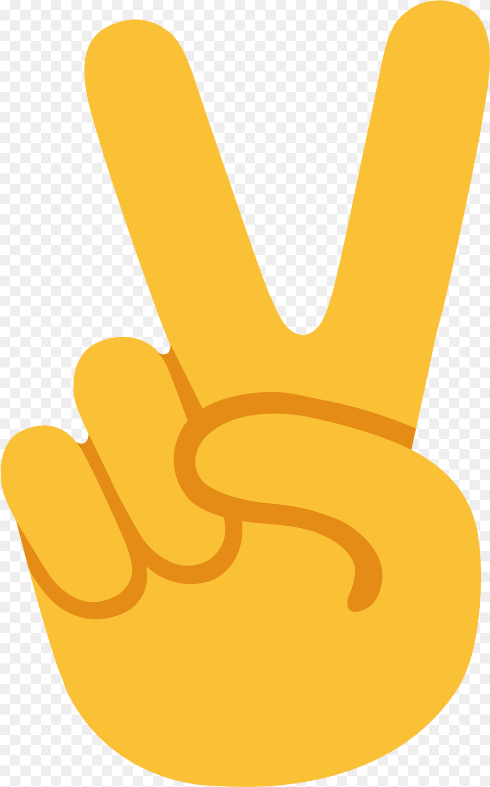 File U C Svg Wikimedia Commons Open Emoji Peace Sign, Clothing, Glove, Gold, Body Part Free Png