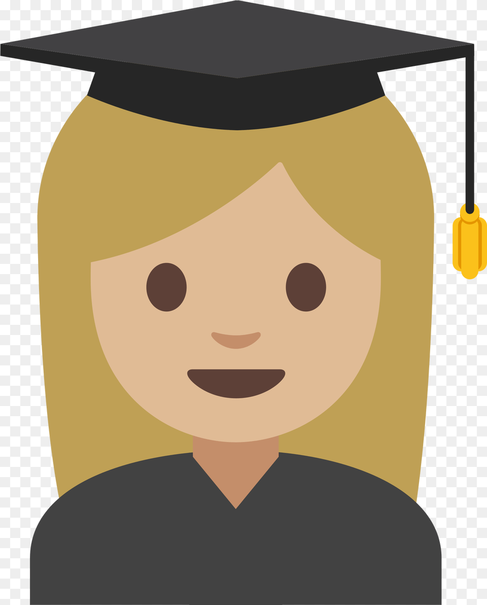 File U F Fc Emoji De Graduacion, Graduation, People, Person, Face Free Png Download