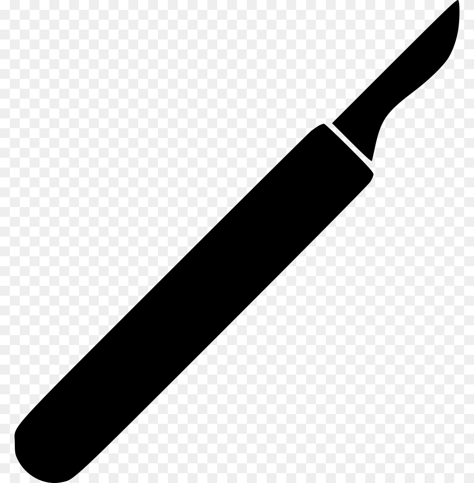 File Utensilios De Cocina Negro Silueta, Blade, Weapon, Knife, Dagger Png Image