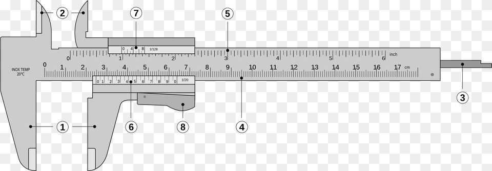 File Vernier Caliper Svg Vernier Caliper, Chart, Plot, Measurements Png Image