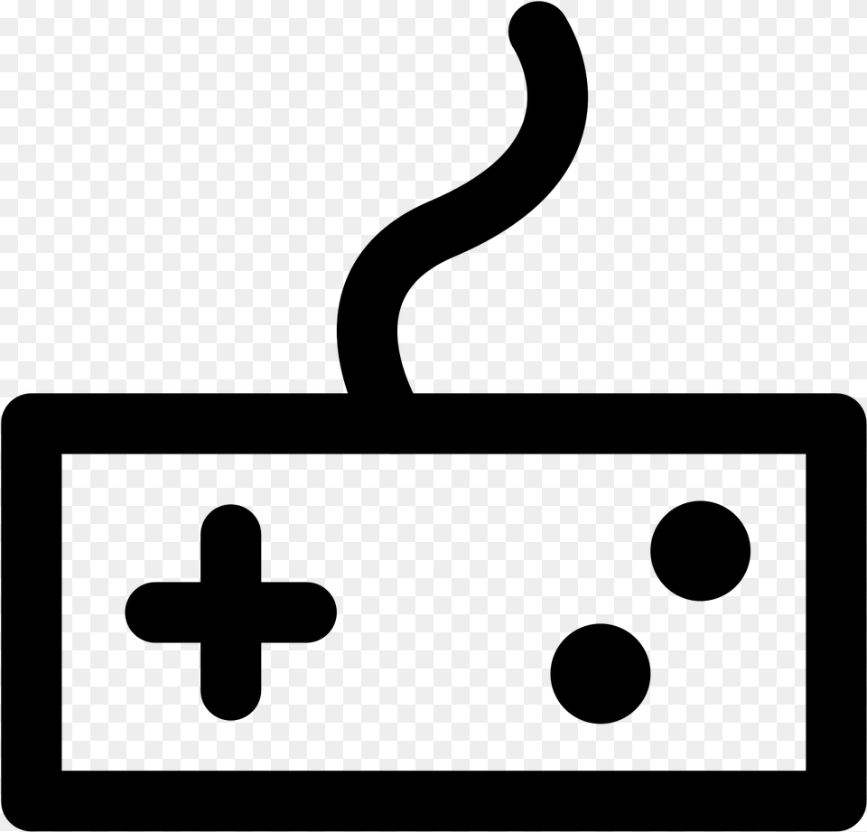 File Video Icon Designed Clip Game Controller Transparent, Gray Png