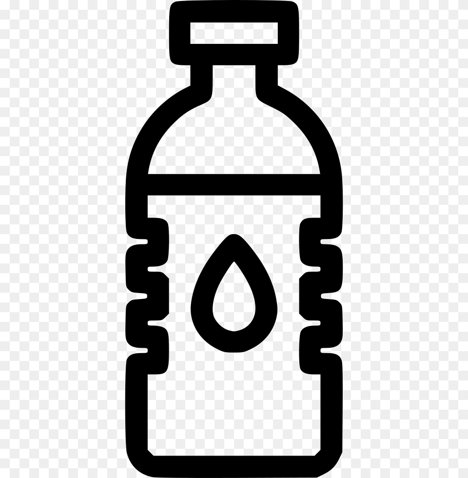 File Water Bottle Icon Black, Stencil, Ammunition, Grenade, Weapon Free Transparent Png