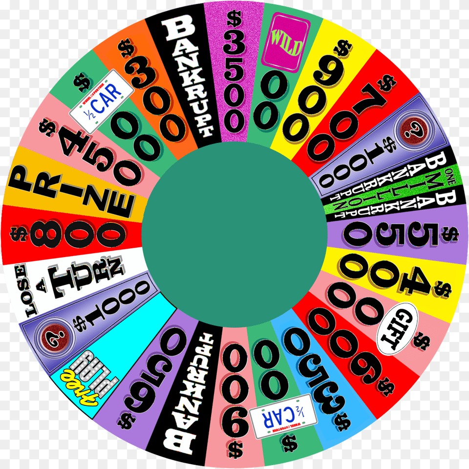 File Wheel Of Fortune, Disk, Number, Symbol, Text Png