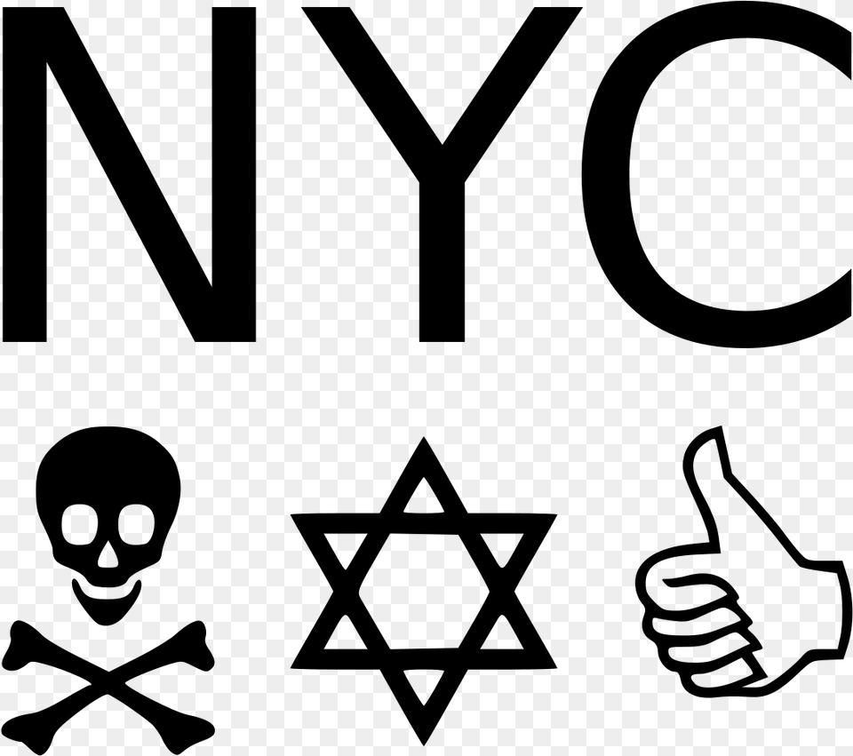 File Wingdings Nyc Svg Wingdings Nyc, Gray Free Png Download