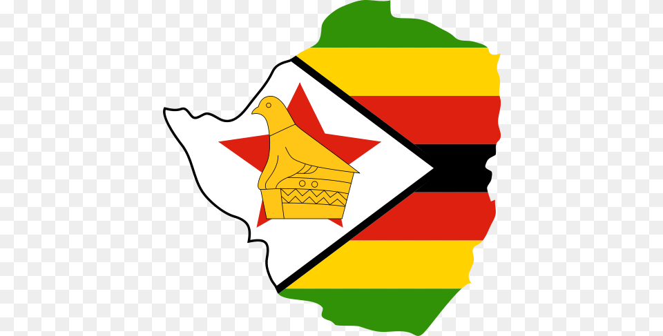 File Zimbabwe Outline Svg Zimbabwe Flag In Country, Person, Logo, Animal, Bird Png Image