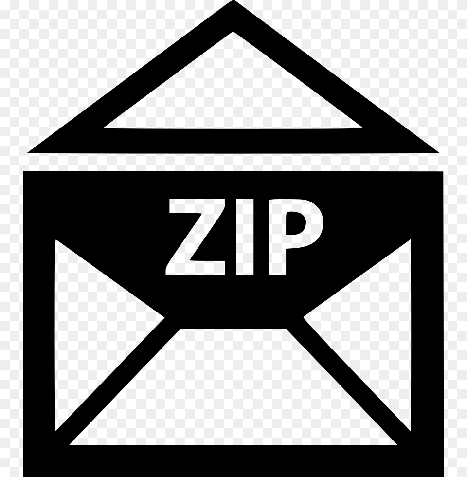 File Zip Code Icon, Symbol, Sign Png Image