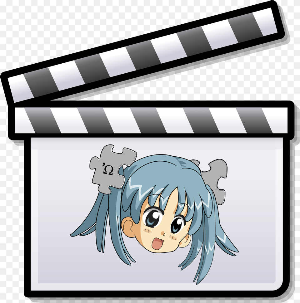 Fileanime Film Iconsvg Wikipedia Video And Music Icon, Book, Comics, Publication, Face Free Png Download