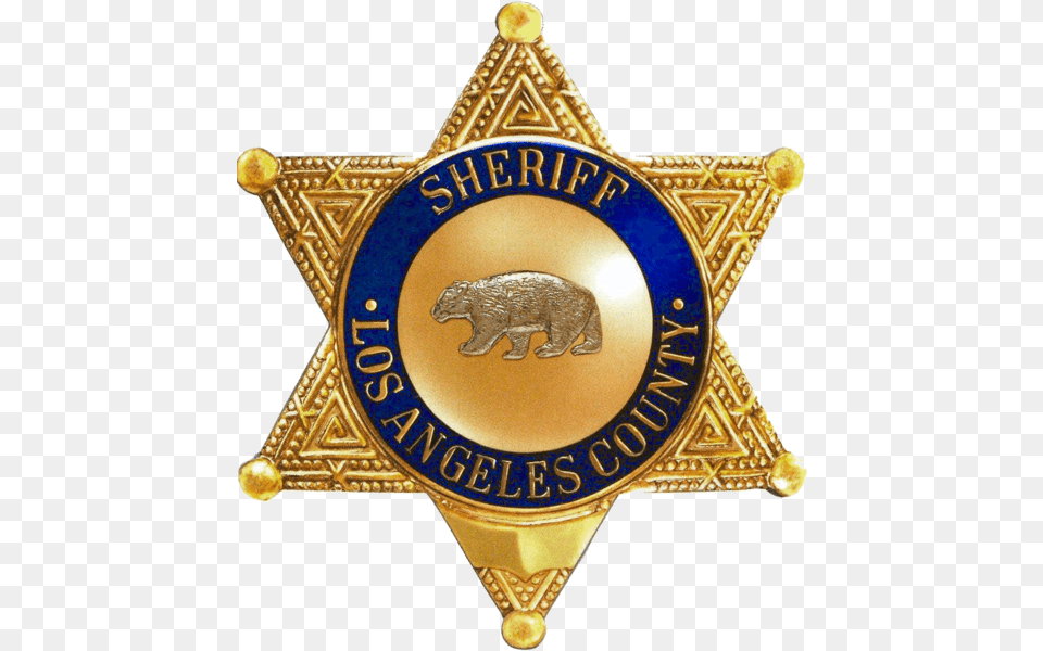 Filebadge Of The Sheriff Los Angeles County California Bob Hunter Memorial Park, Badge, Logo, Symbol Free Transparent Png