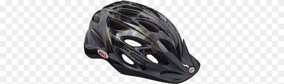 Filebell Arella Black Gold Flowerspng Cycle City The Bicycle Helmet, Crash Helmet, Clothing, Hardhat Free Png Download
