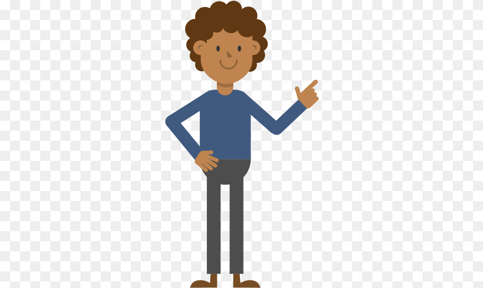 Fileblack Man Pointing To The Right Cartoon Vectorsvg Pointing Finger Cartoon, Clothing, Long Sleeve, Sleeve, Pants Free Png Download