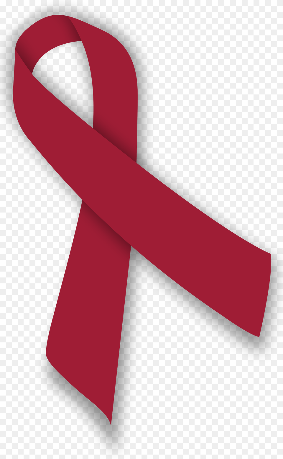 Fileburgundy Ribbonsvg Wikimedia Commons Brain Aneurysm Awareness Ribbon, Accessories, Formal Wear, Tie Free Png Download