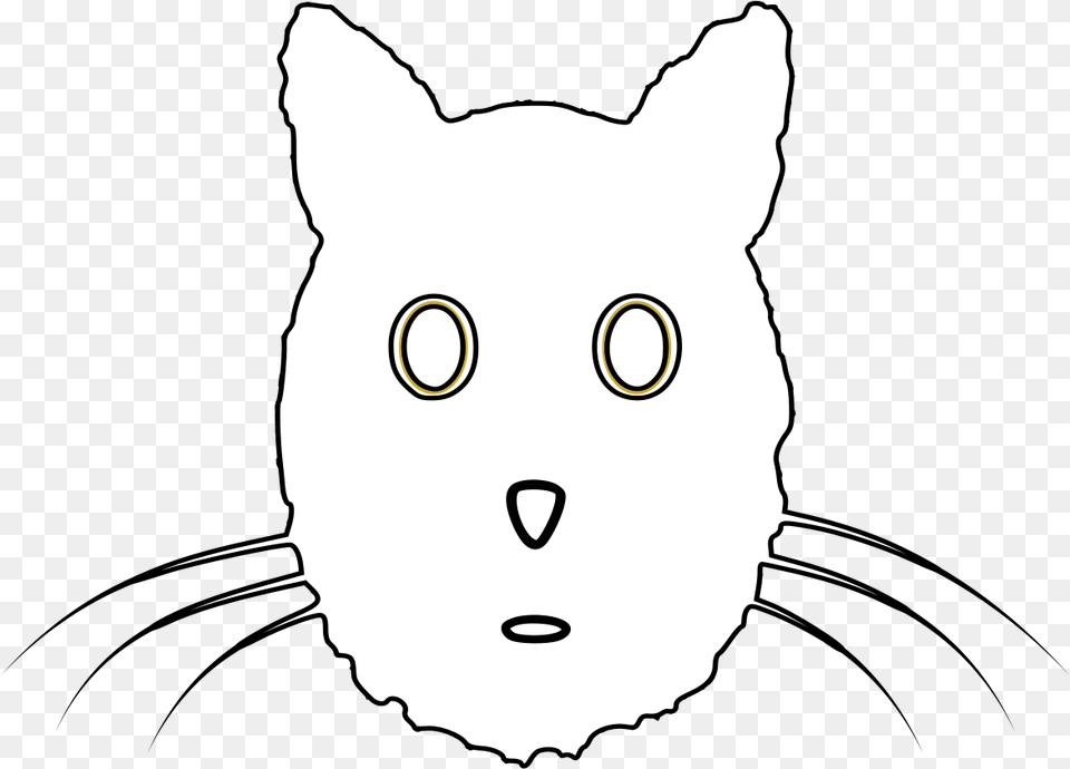Filecat Icon Kedicik 1svg Wikimedia Commons Line Art, Baby, Person, Animal, Cat Free Transparent Png