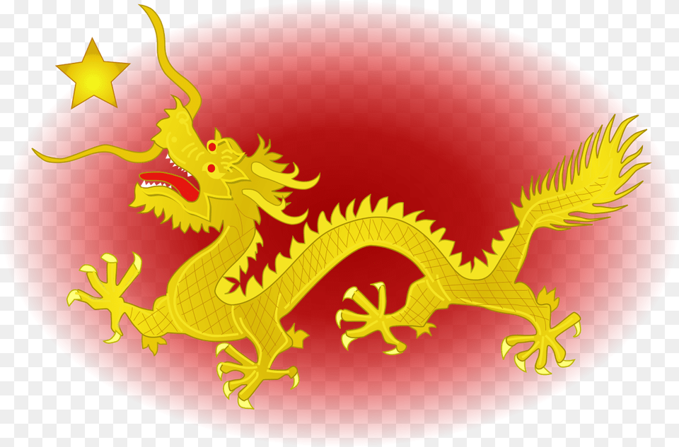 Filechina Dragonsvg Wikimedia Commons Logo China Flag Dragon, Animal, Fish, Sea Life, Shark Free Png