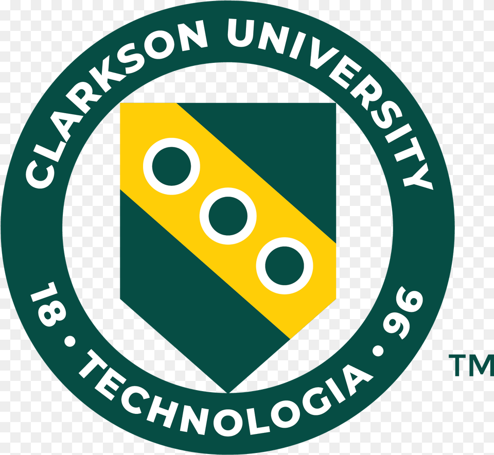 Fileclarkson University Shield Green And Goldpng Clarkson University Logo, Disk Png Image