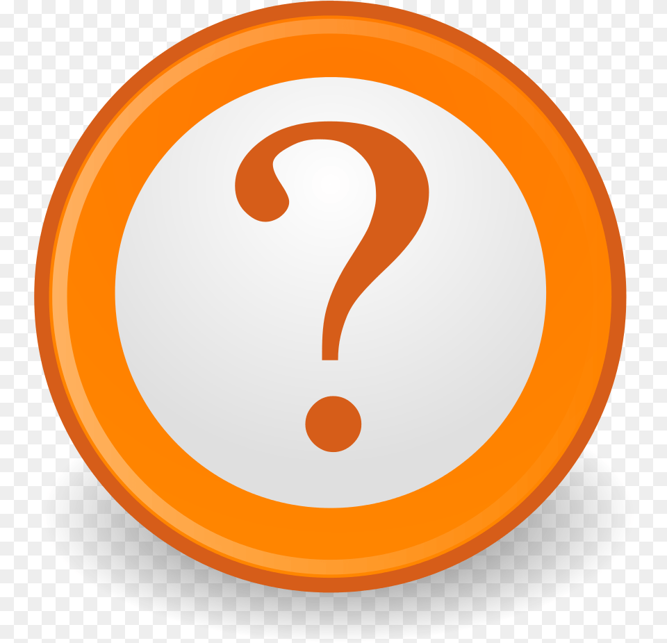 Filecommons Emblemquestionsvg Meta Question Mark Vector Orange, Text, Symbol, Disk Png