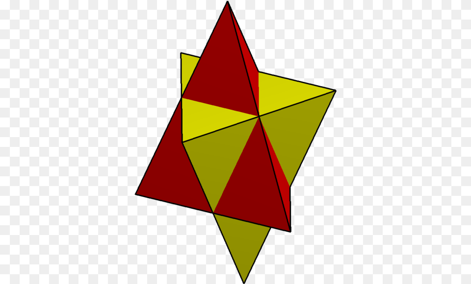 Filecompound Of Two Triangular Pyramidspng Triangle, Symbol, Toy Free Transparent Png