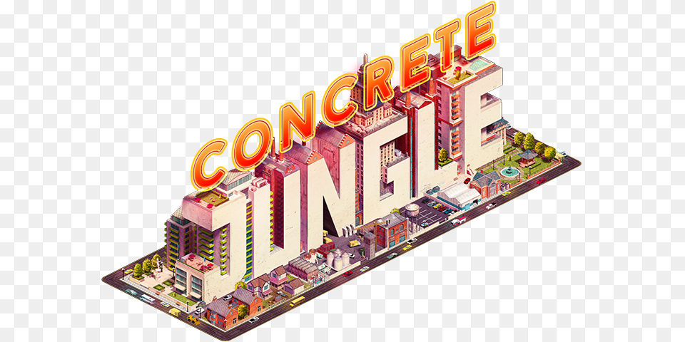 Fileconcrete Jungle Logopng Wikimedia Commons Concrete Jungle Game Logo, City, Architecture, Building, Urban Png Image